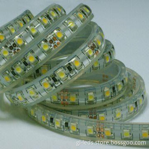 Flexible LED Strips with Input Voltage of 12V/24V DC and Six Pieces of LED/Unit